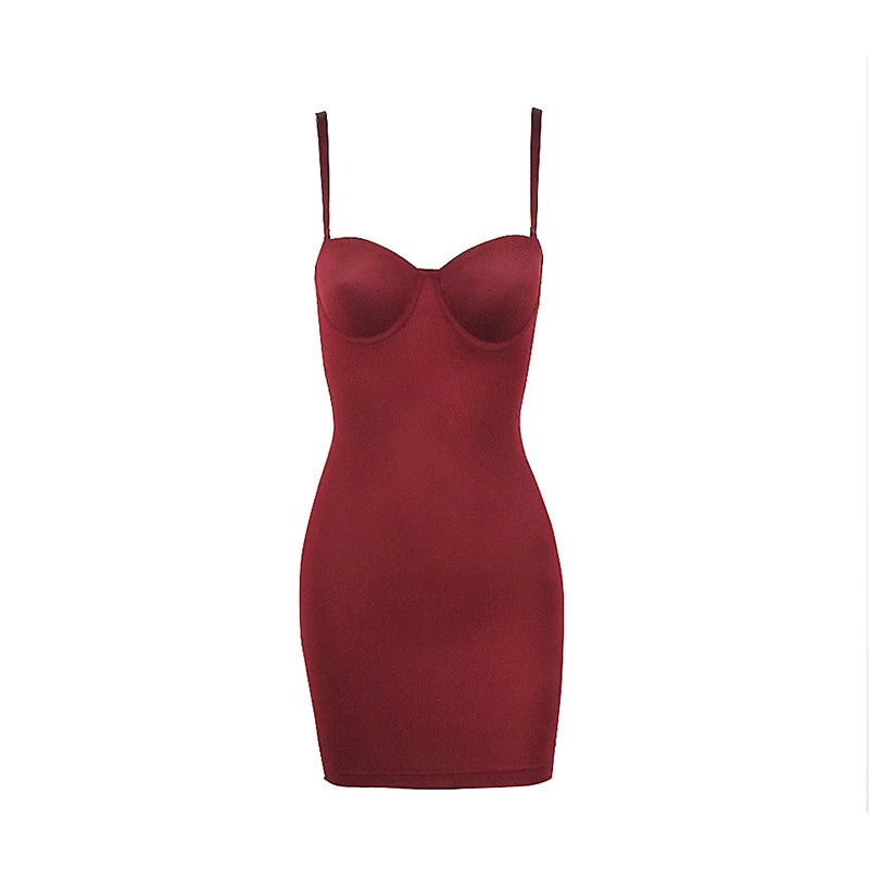 Full-Length Shapewear Slip Dress